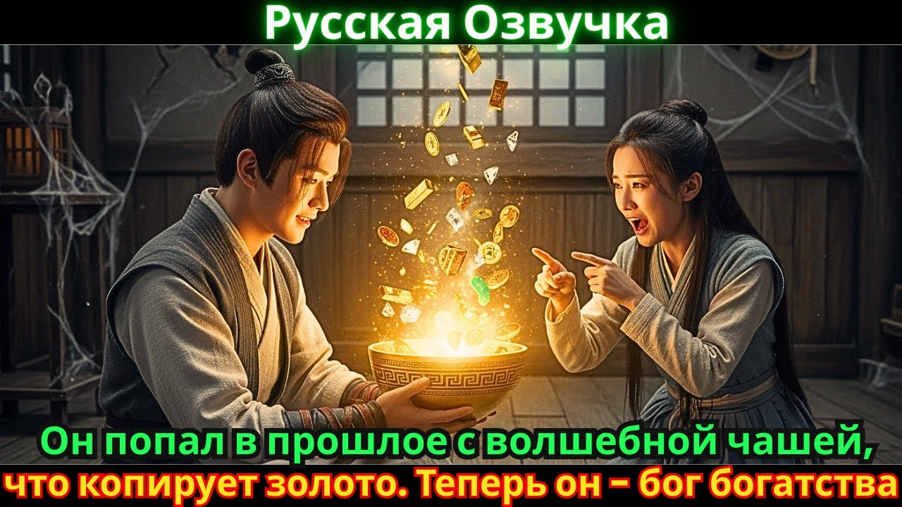 Он попал в прошлое с волшебной чашей, что копирует золото. Теперь он - бог богатства.