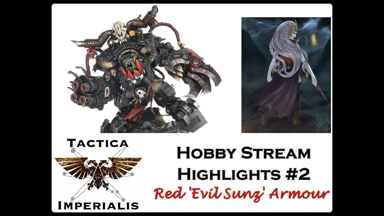 Ghazghkull Thraka Part 2 - Red Armour - Hobby Stream Highlights (Warhammer Day 2021)