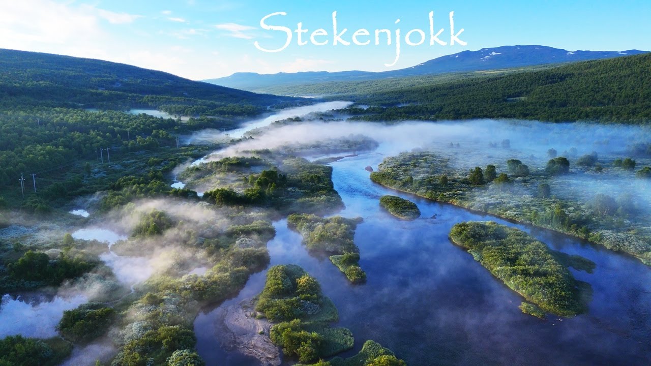Misty morning in Stekenjokk, Vildmarksvägen