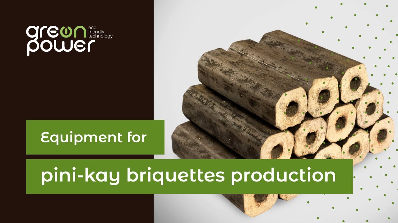 Equipment for pini-kay briquettes production from wood sawdus