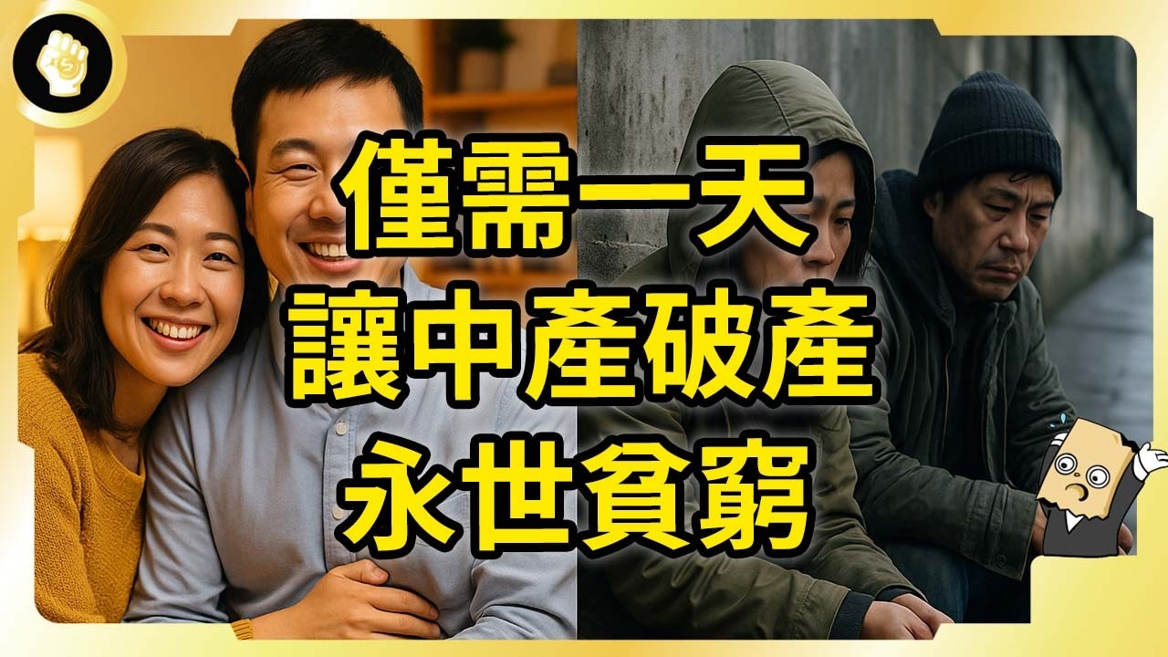 如何只與一天，讓中產家庭破產？整個社會為他們挖了多少陷阱？
