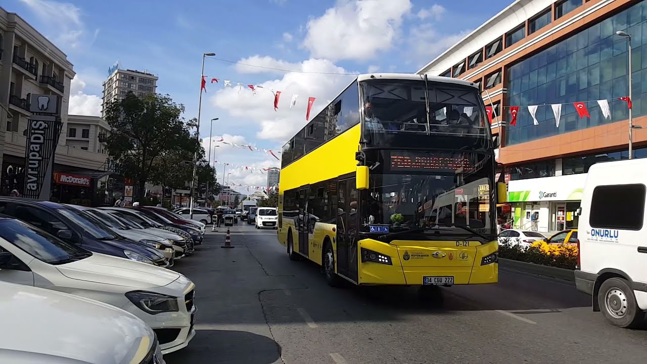 76D BUS FROM ESENYURT TO TAKSIM WITH ROAD VIEW | Public Transportation In Turkey | Yuaw Vlog