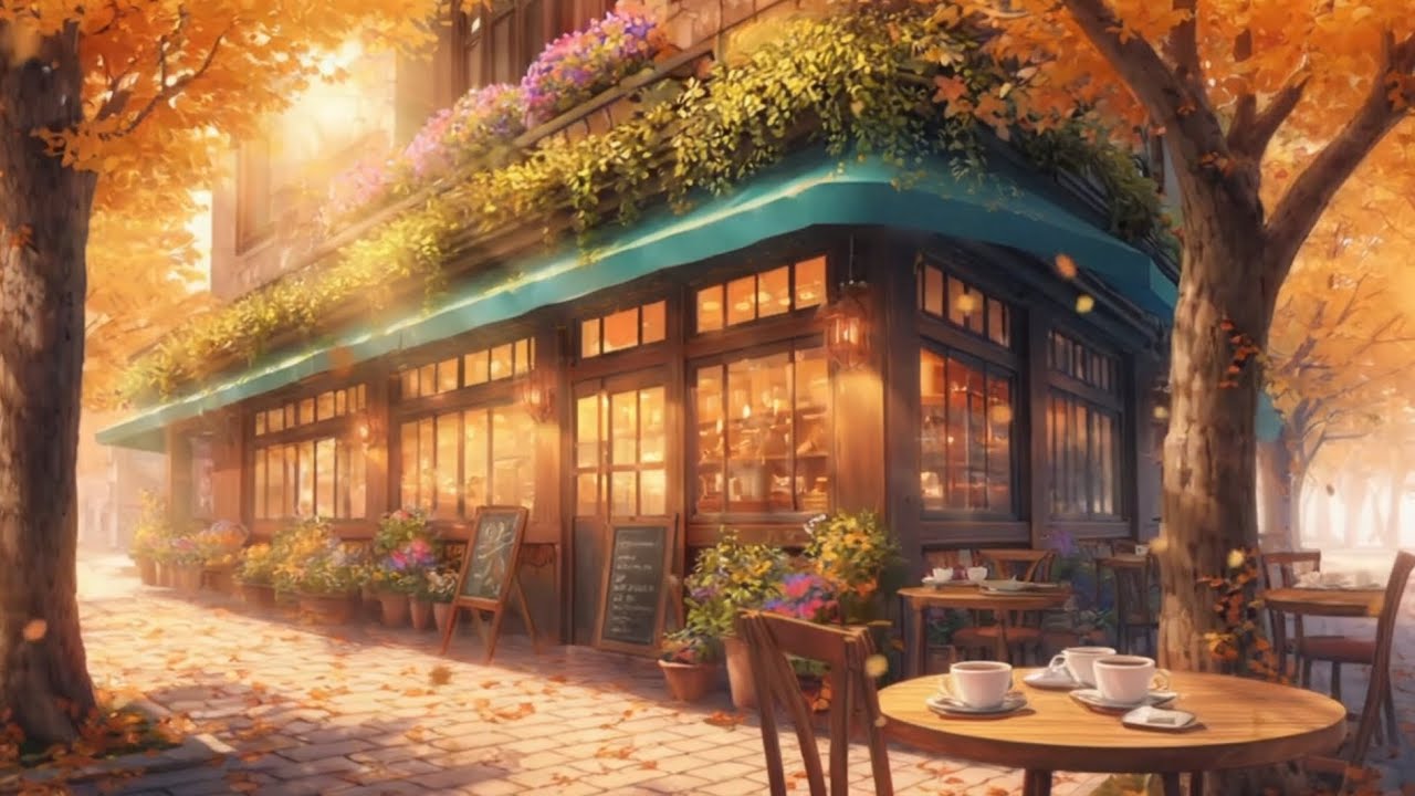 🍁 Warm Cozy Coffee Café ☕ Don’t Skip This! Chill Lofi Jazz Music for Deep Focus & Calm Productivity