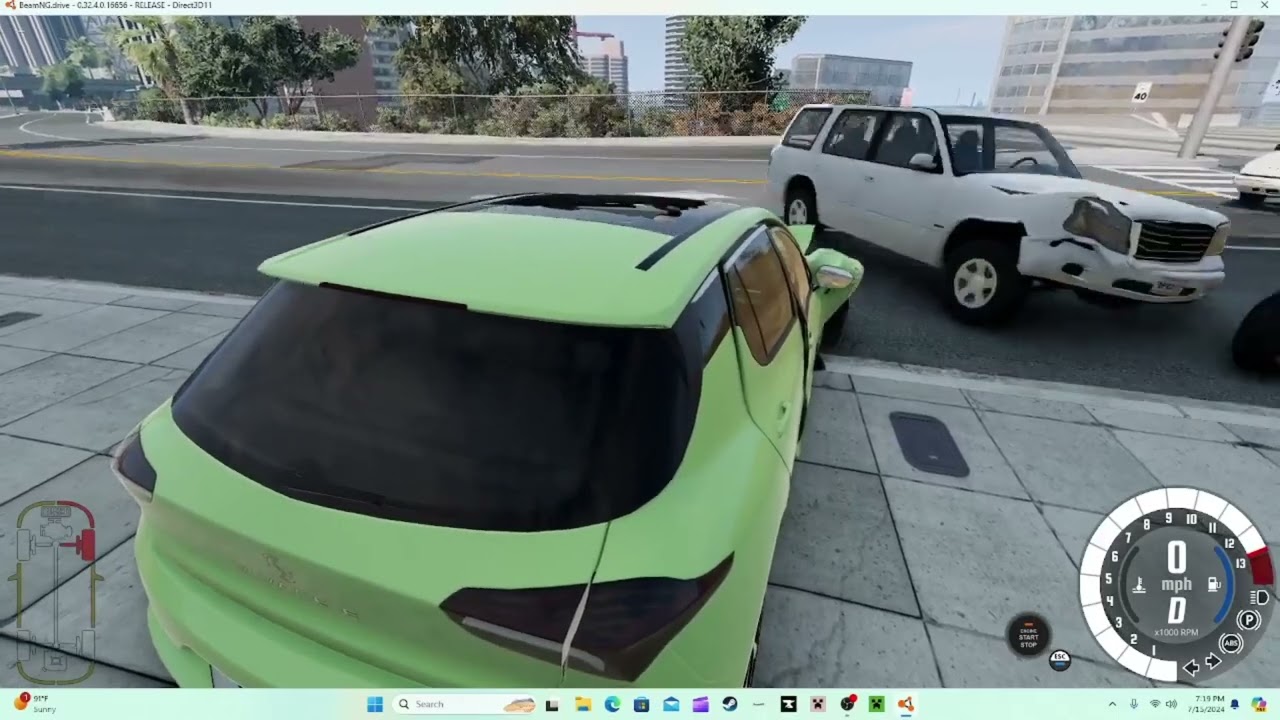 Beamng with a crazy person