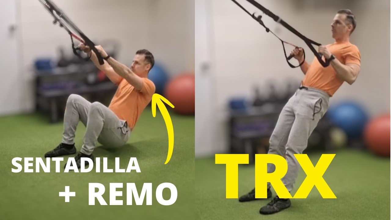 🔧SENTADILLA con REMO TRX: Técnica Correcta para Piernas y Espalda