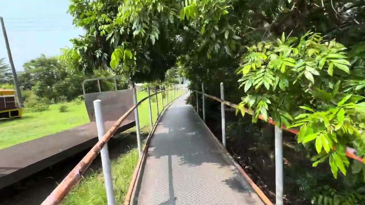 Walking through Taiwan Sugar Museum towards the old sugar factory - thoughts on economic history