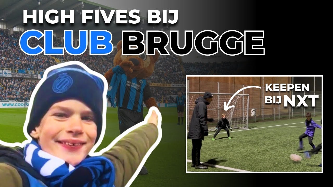 High Five Lane bij Club Brugge! 👋 + keepen bij Club NXT 💙🖤
