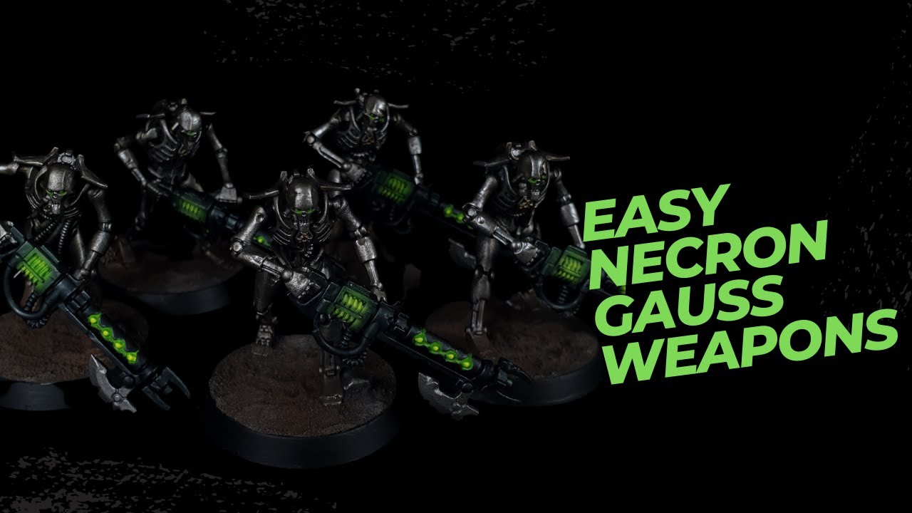 Necron Gauss weapons are secretly easy
