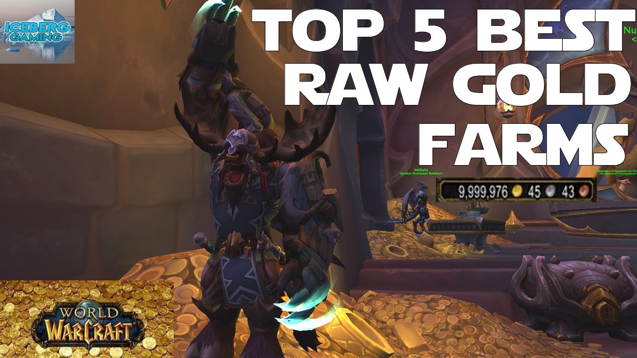 Top 5 RAW GOLD Farms in World of Warcraft! - Dragonflight Gold Making Guides