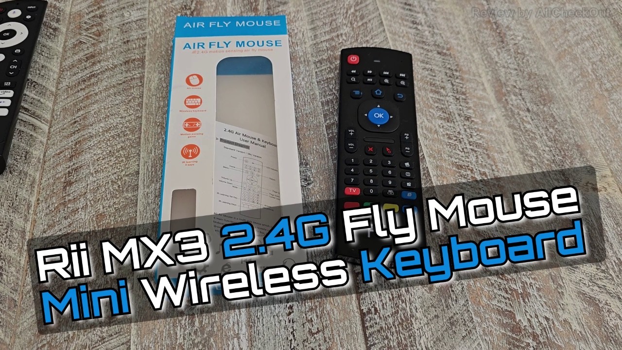Rii MX3 Multifunction 2.4G Fly Mouse Mini Review — Wireless Keyboard & Remote