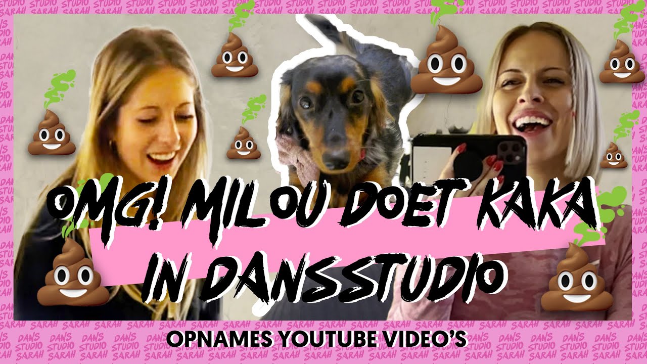 OMG! MILOU DOET KAKA IN DANSSTUDIO | DANSVLOG
