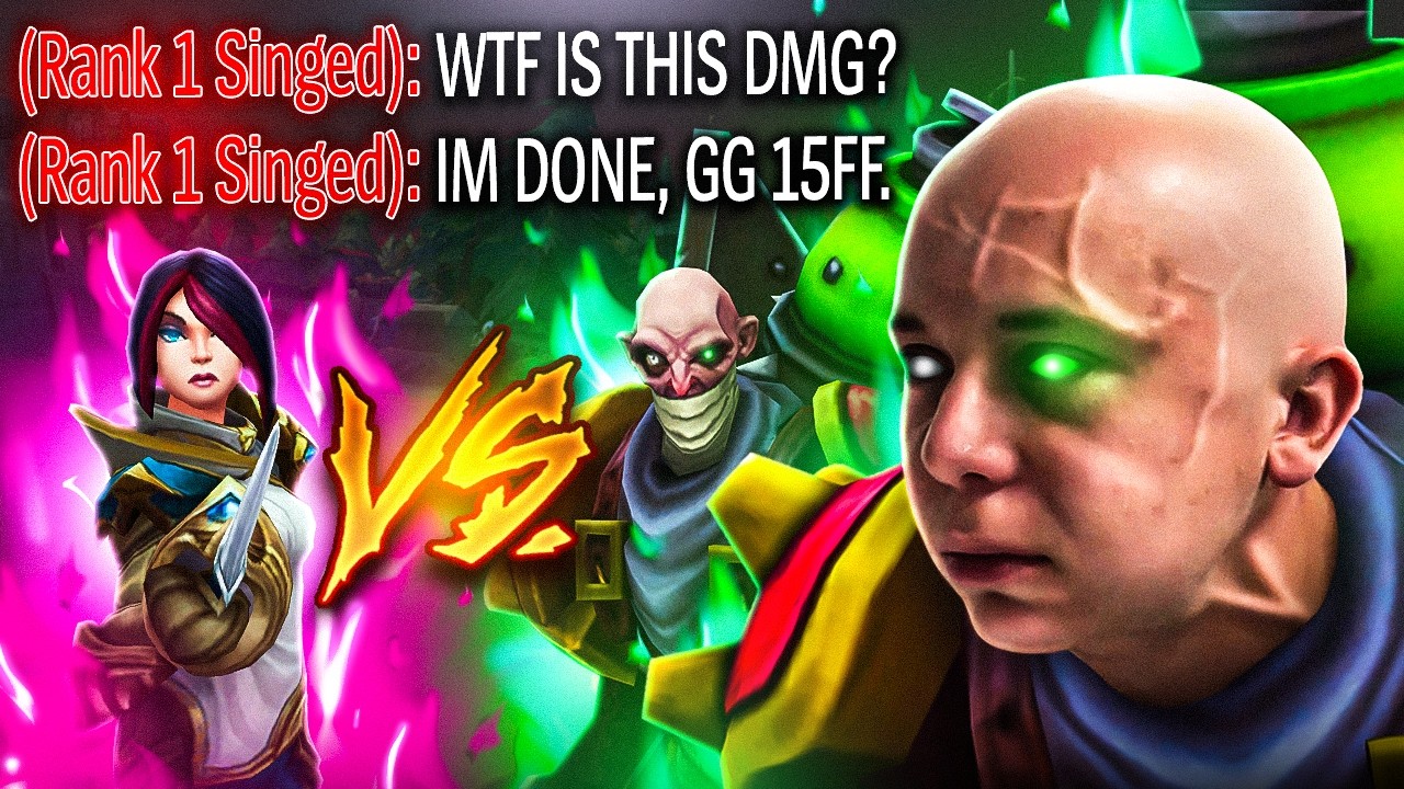 I TRAUMATIZED THE RANK 1 SINGED WITH FIORA