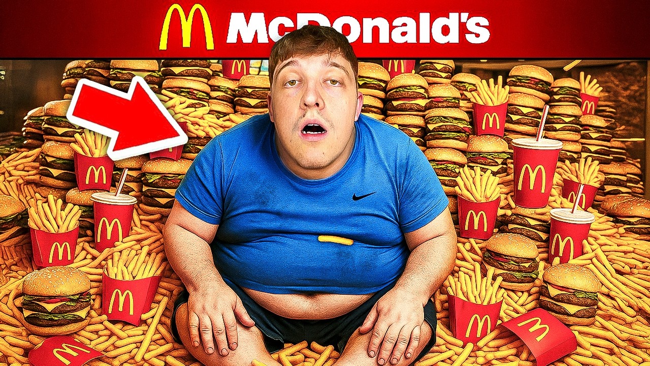 100 STUNDEN HEIMLICH bei MCDONALDS ÜBERLEBEN ESKALIERT! 😫