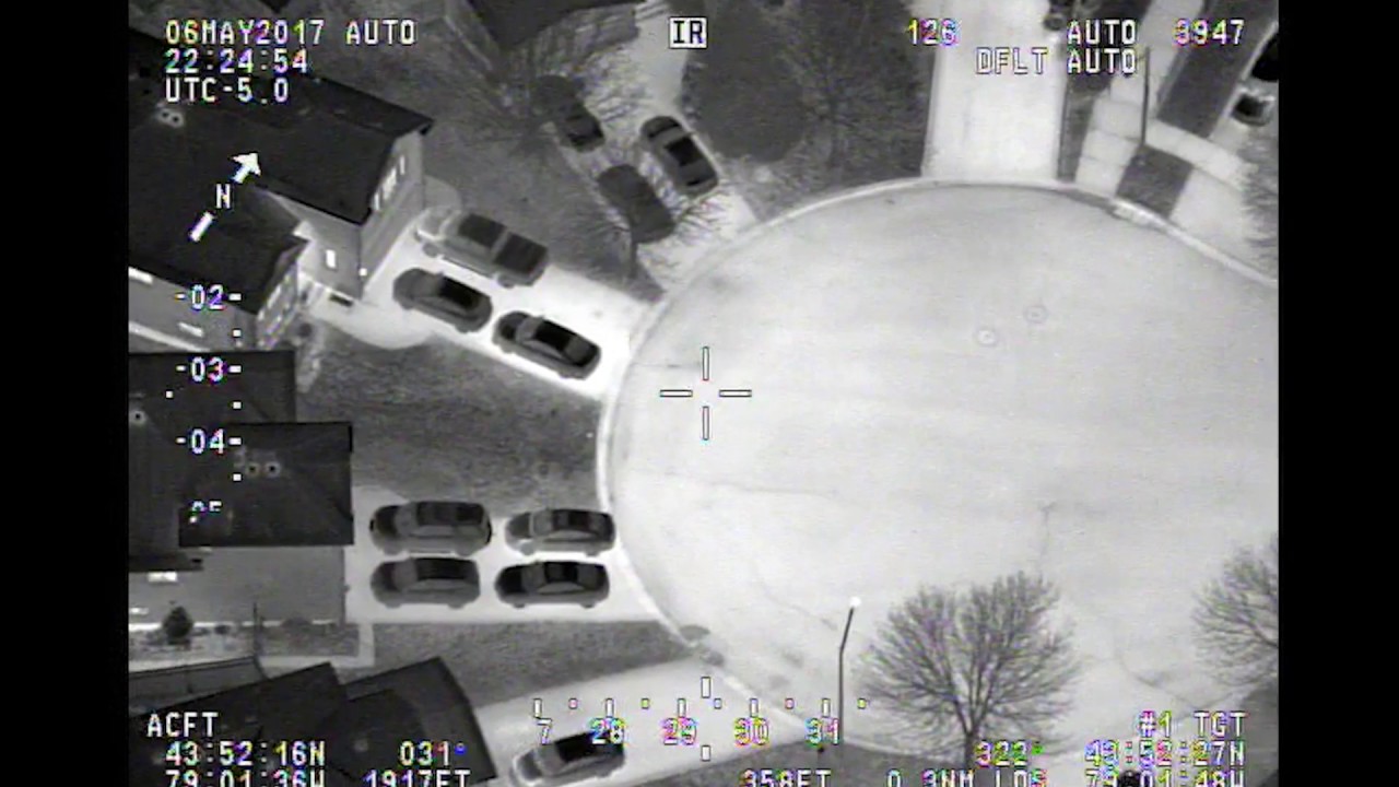 Air1 Helicopter Spots Suspects after Commercial Alarm in Whitby