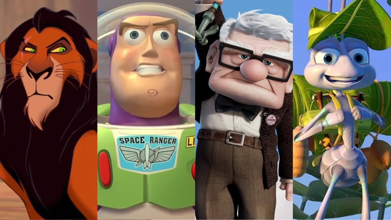 1 Second from 45 Different Animated Movies