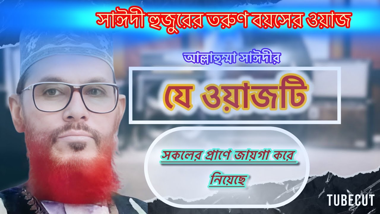 সাঈদীর  হুজুরের সেরা একটি ওয়াজ | allama Delwar Hossain saidi waz | Bangla waz | allama saydee waz