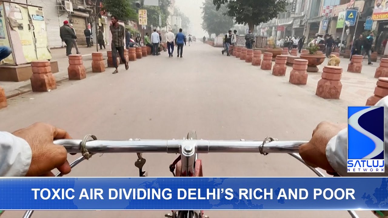 Toxic air divides Delhi's rich & poor
