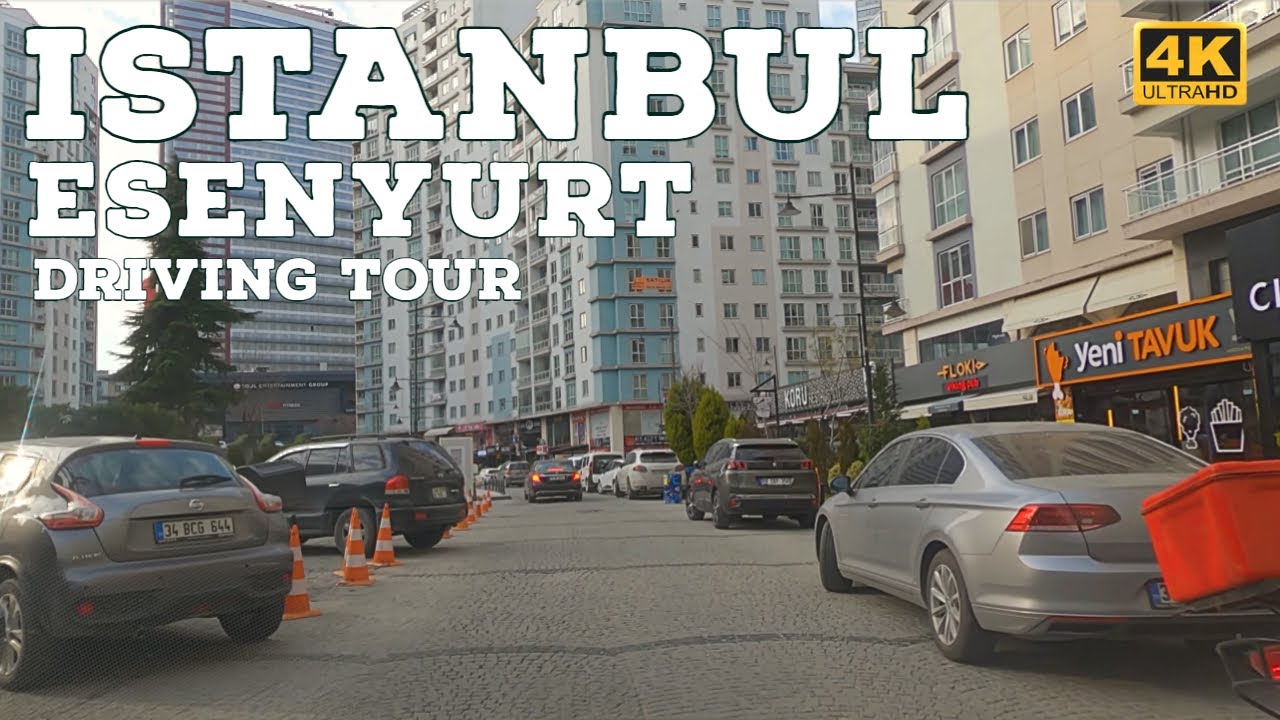 Istanbul Driving Tour, Esenyurt District | 4K UHD