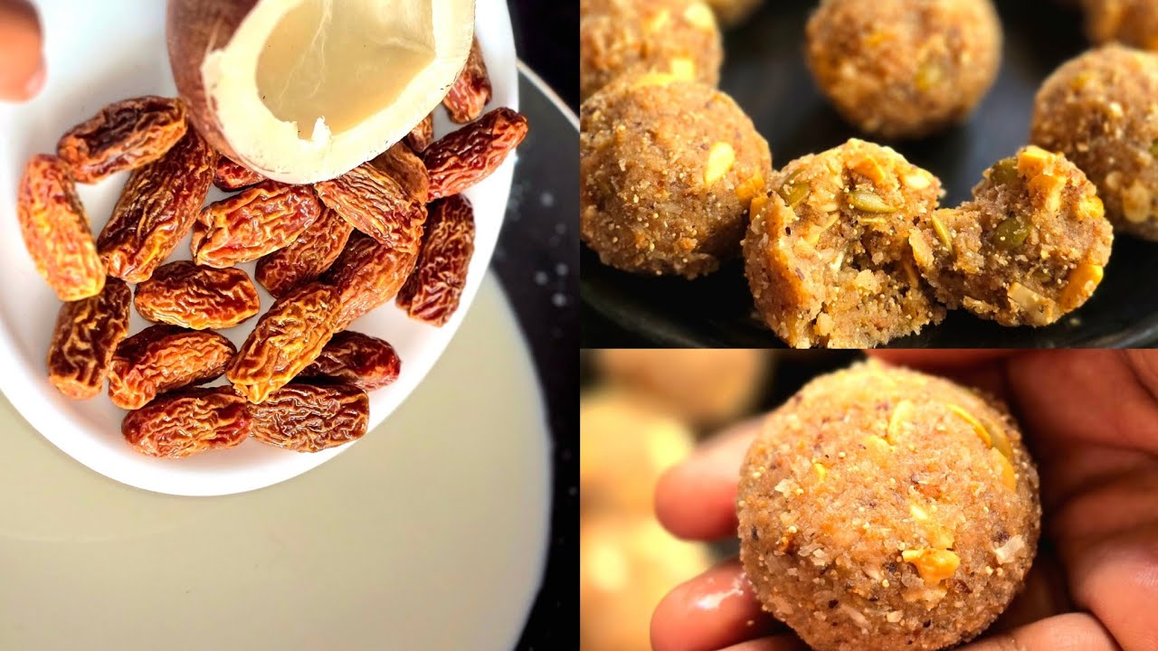 ಬೆಲ್ಲದ ಪಾಕ ಬೇಡ ಸಕ್ಕರೆ ಬೇಡ ಕೇವಲ 3 ಪದಾರ್ಥಗಳಿಂದ ತಯಾರಿಸಿ ಆರೋಗ್ಯಕರವಾದ ಉಂಡೆ |summer special laddu recipe