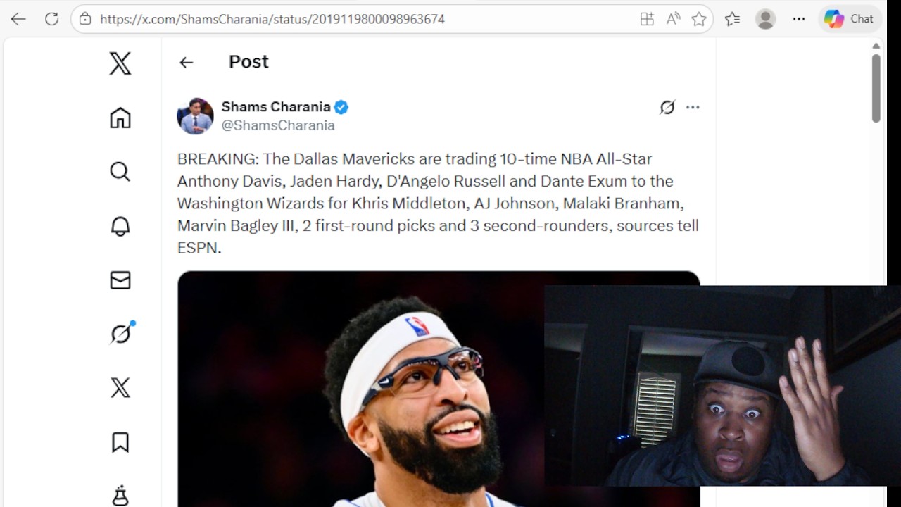 Anthony Davis traded to Wizards Jared McCain traded to OKC #nba #nbatrades #nbabasketball