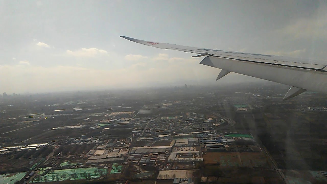 Aterrizando en Beijing china.