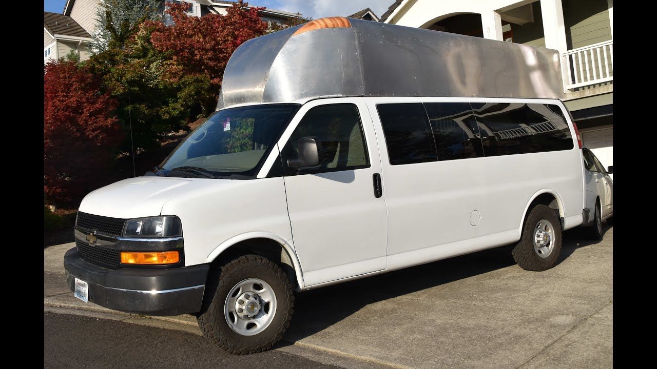How I made my DIY  hightop for an Express Van Conversion.