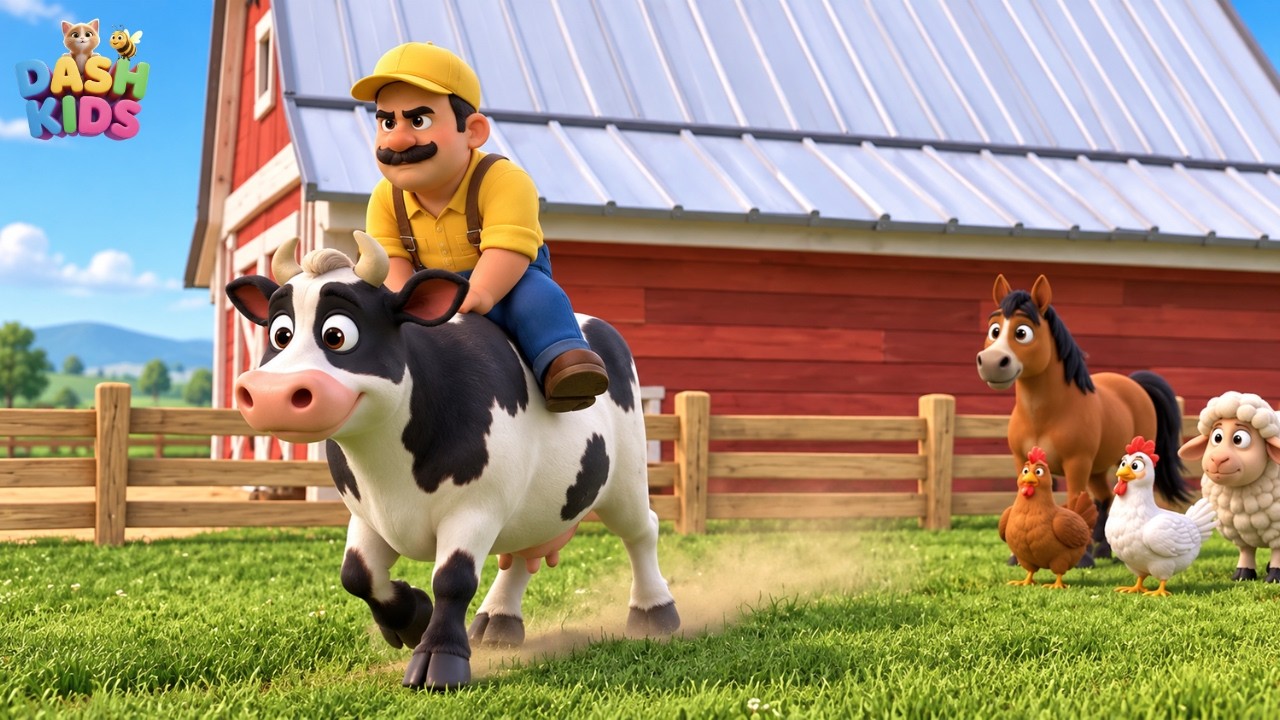 Old McDonald&rsquo;s farm | Golden Treasure Adventure 🐄🦊 | Fun Farm Story for Kids |Kids song