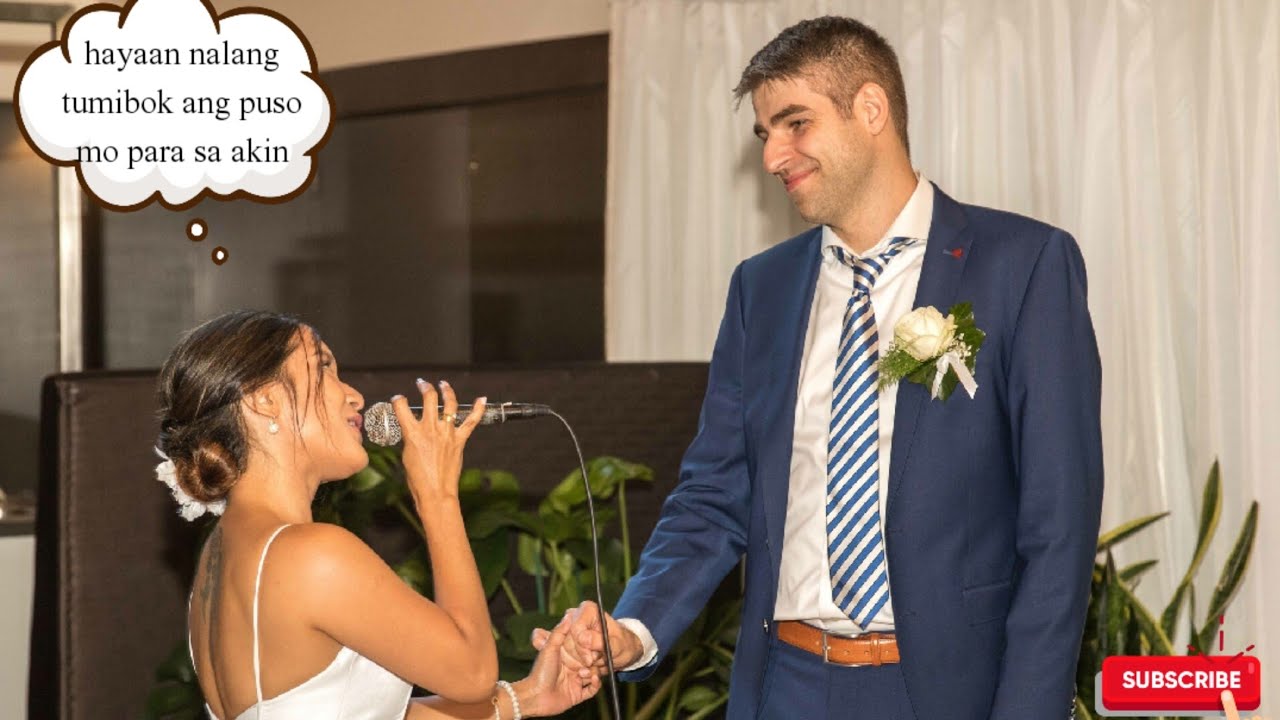 FILIPINA BRIDE SINGS FILIPINO SONG TO DUTCH HUSBAND