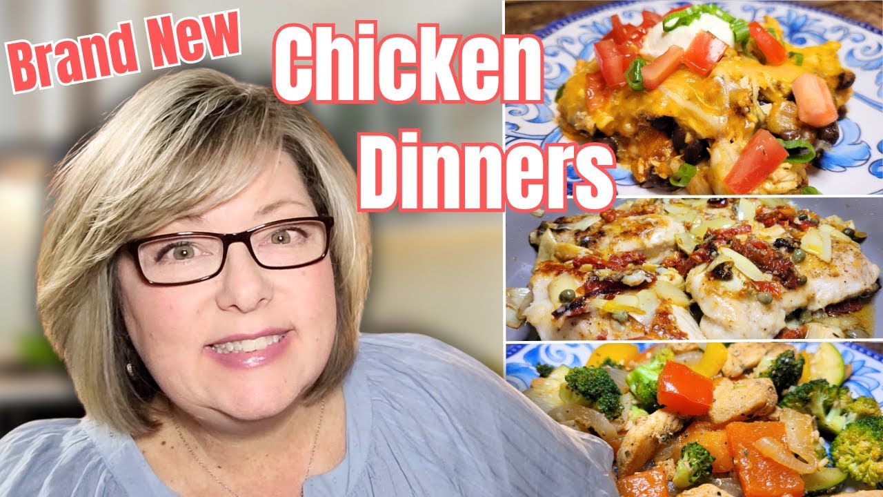 3 Healthy Chicken Recipes The Whole Family Will Love! Quick & Easy Flavorful Chicken Dinners