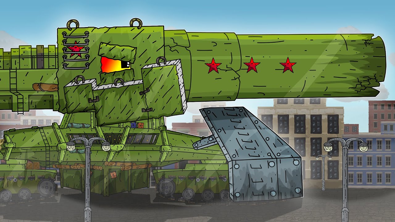 Мы те кто противостоит ВТОРЖЕНИЮ Левиафана - Советский Стальной Монстр - Мультики про Танки