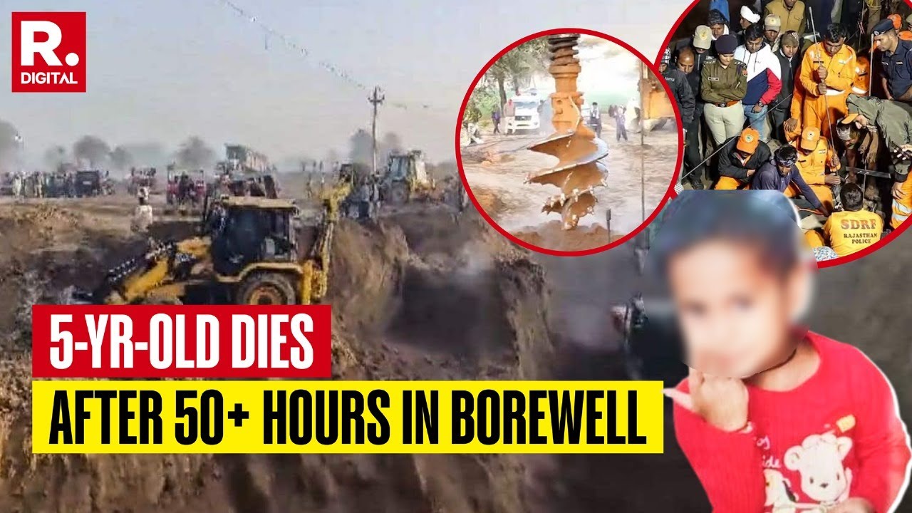 5-Year-Old Dies After Being Trapped In 150-Feet Deep Borewell For 3 Days In Rajasthan&rsquo;s Dausa