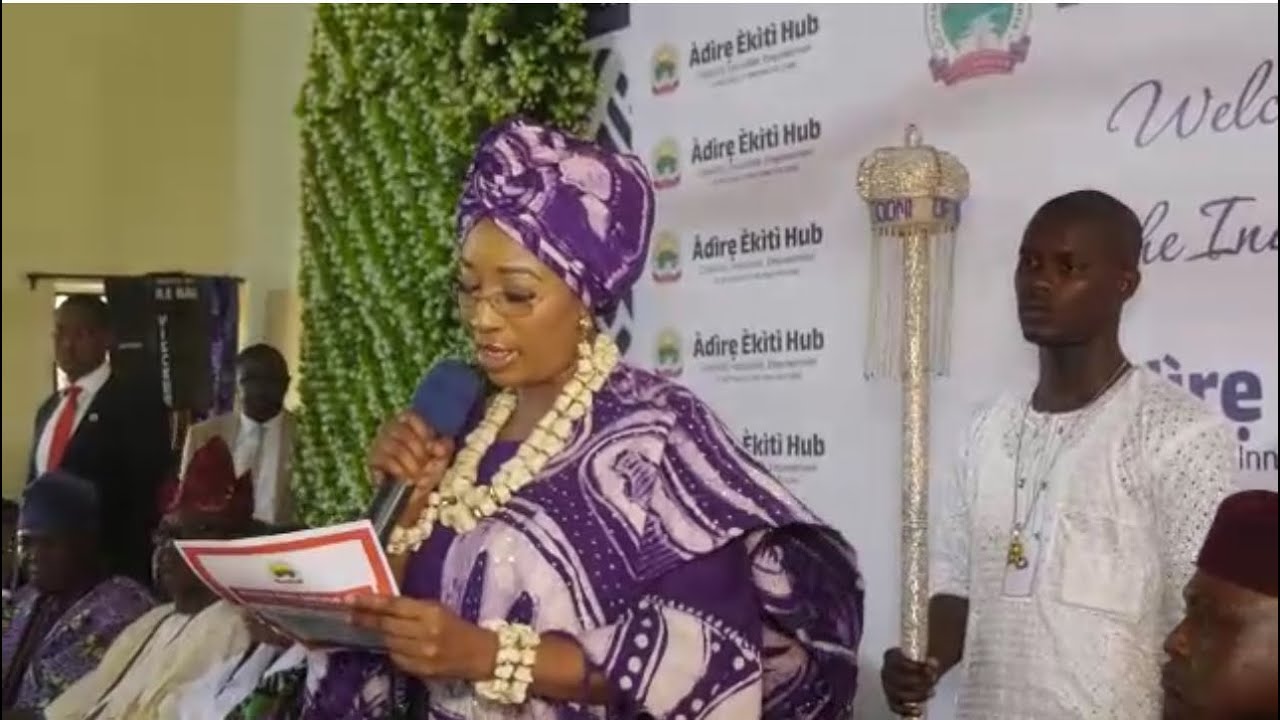 QUEEN RONKE ATTENDS THE LAUNCH OF ADIRE IN EKITI STATE