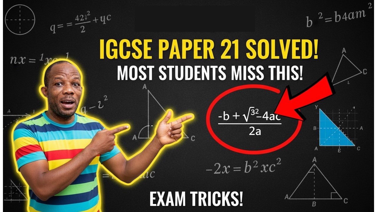 IGCSE NOV 2023| SOLUTION TO PAPER 21#igcse #cambridge #british #igcsemaths #mathtutorial #maths