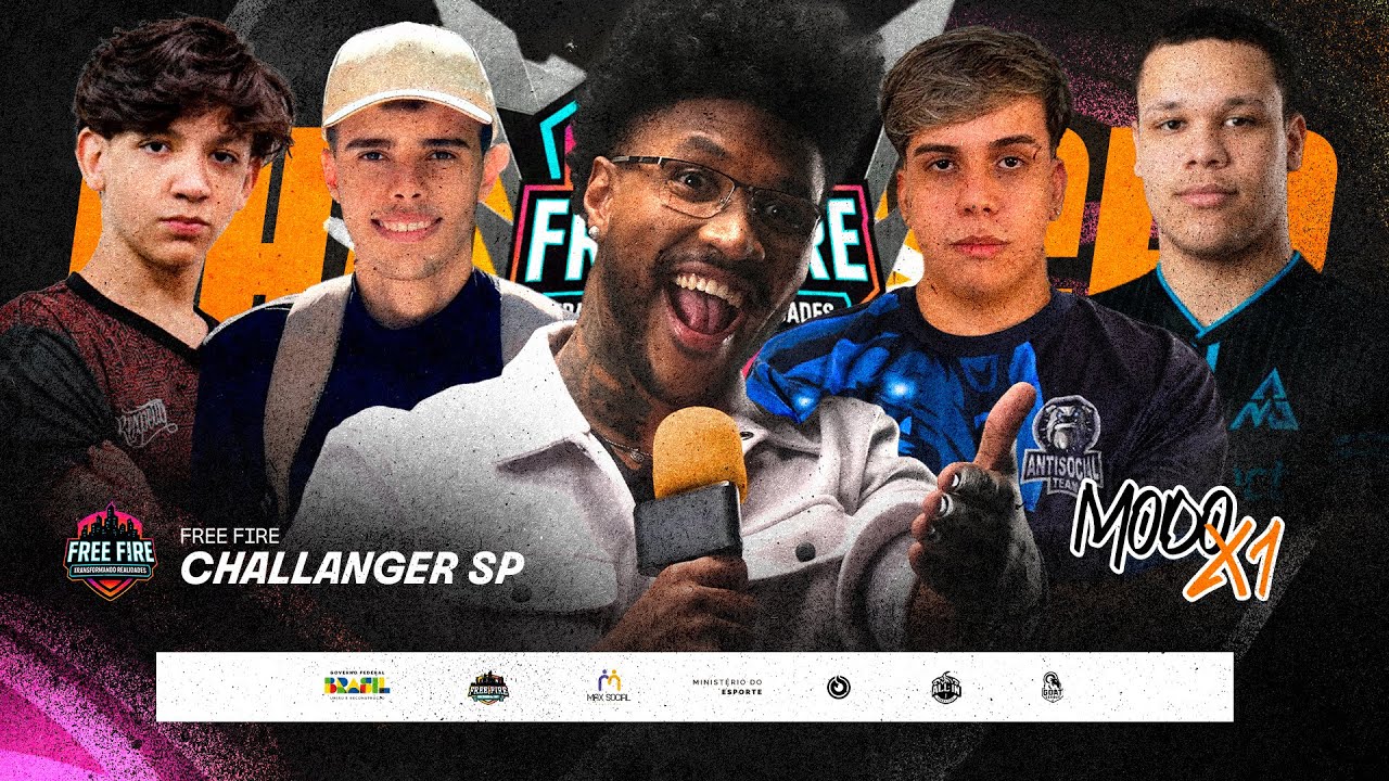 🔴 FREE FIRE CHALLANGER SP &ndash; FINAIS PRESENCIALMENTE X1 AO VIVO 🔴