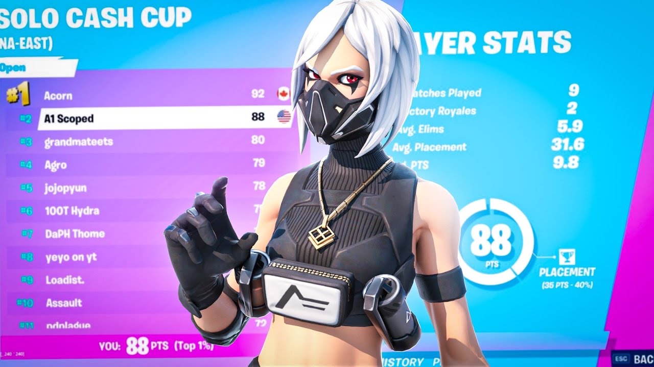 How I Placed 2nd In Fortnite SOLO CASH CUP! (I WON $5,000)
