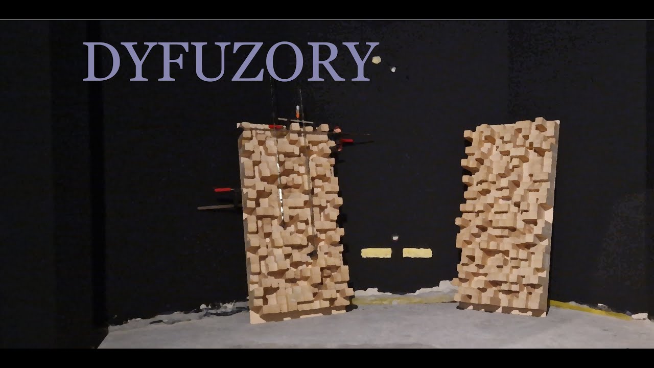 Panele akustyczne - dyfuzory