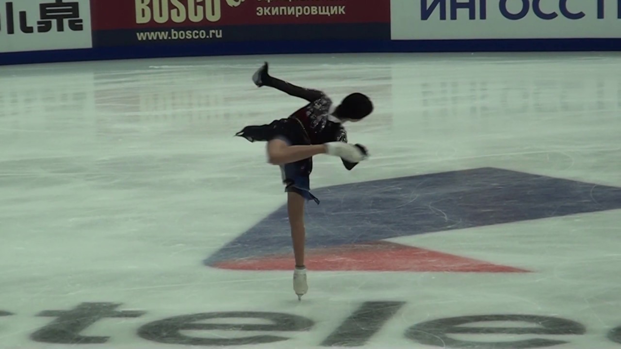 ISU Grand Prix of Figure Skating Rostelecom Cup 2019/2020 Free Program Lady Medvedeva Evgenia 00721