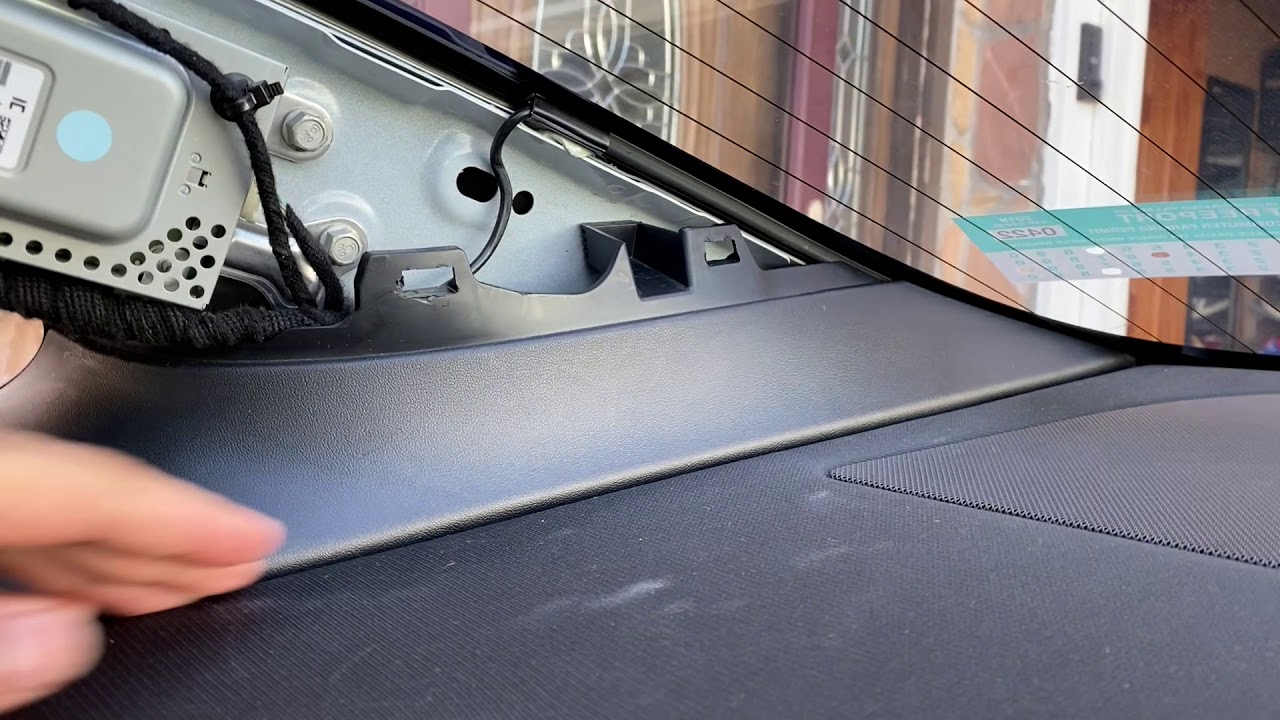 Tesla Model 3 rear deck disassemble and power connection for Hanshow v3 Tailgate