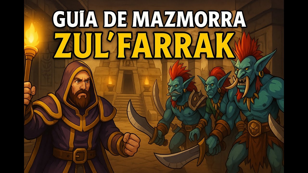 GUIA DE MAZMORRA ||  Zul´farrak #worldofwarcraft classic 20 años de aniversario 🎉🎉 #gaming