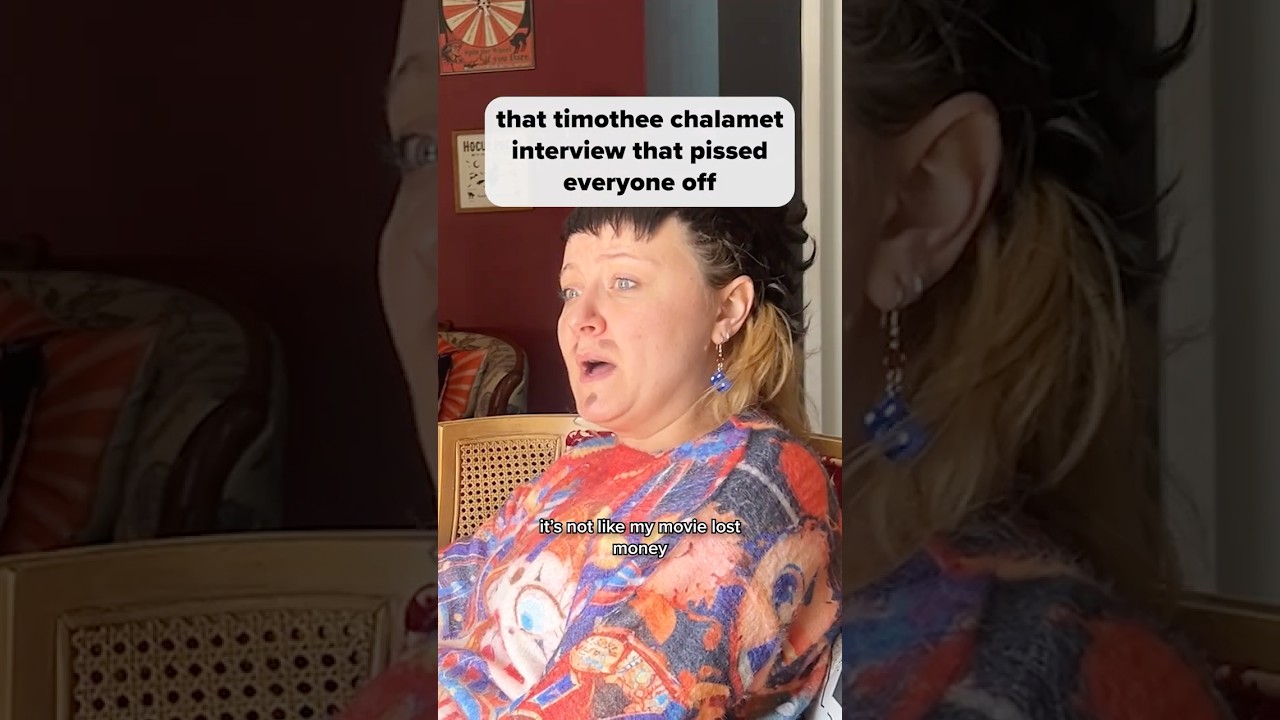 that timothee chalamet interview that pissed everyone off