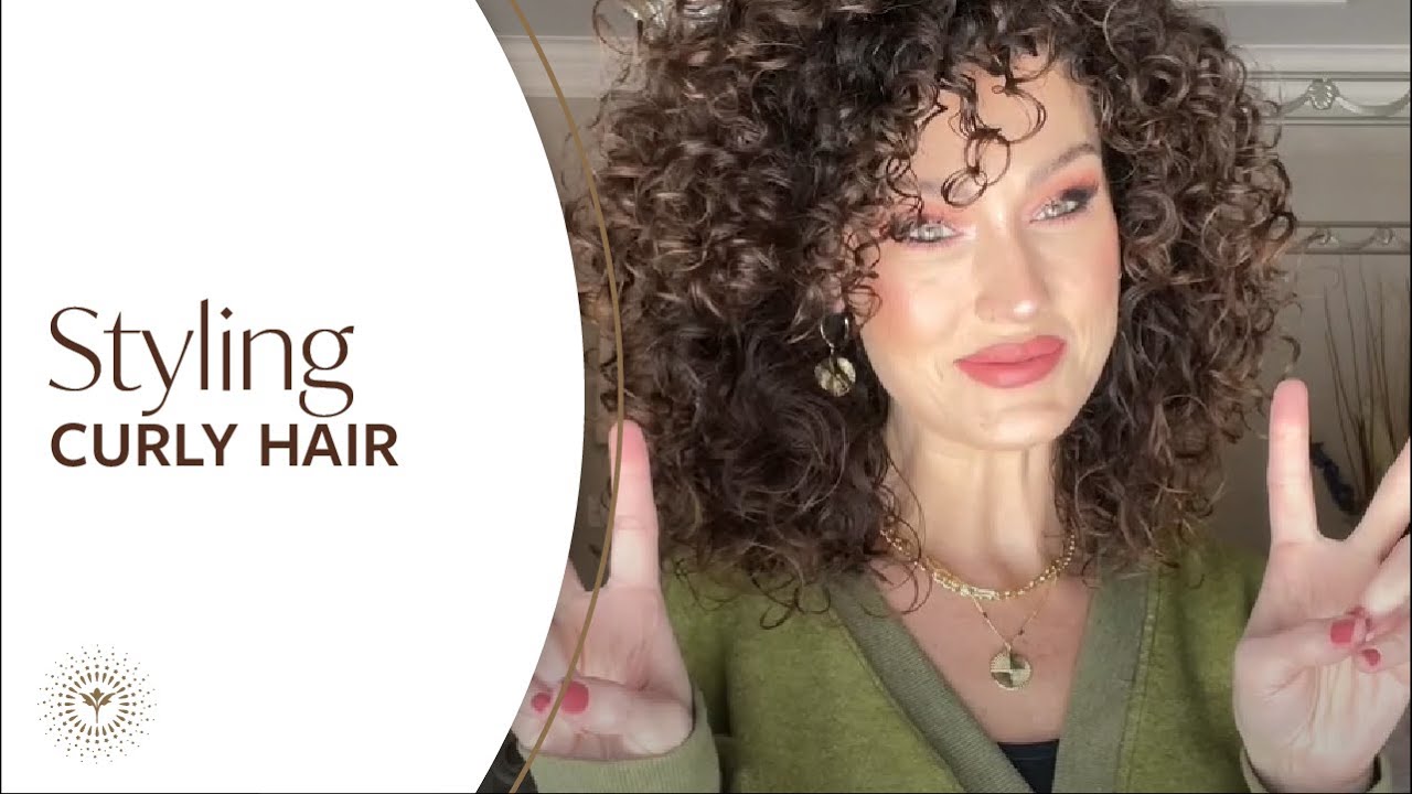 Smooth Frizz and Style Curls with Serenity Smoothing Cream