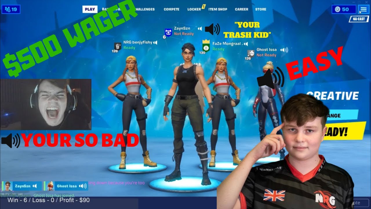 Zayn Invites Ghost Issa To Box Fight Mongraal And Benjy *TOXIC*
