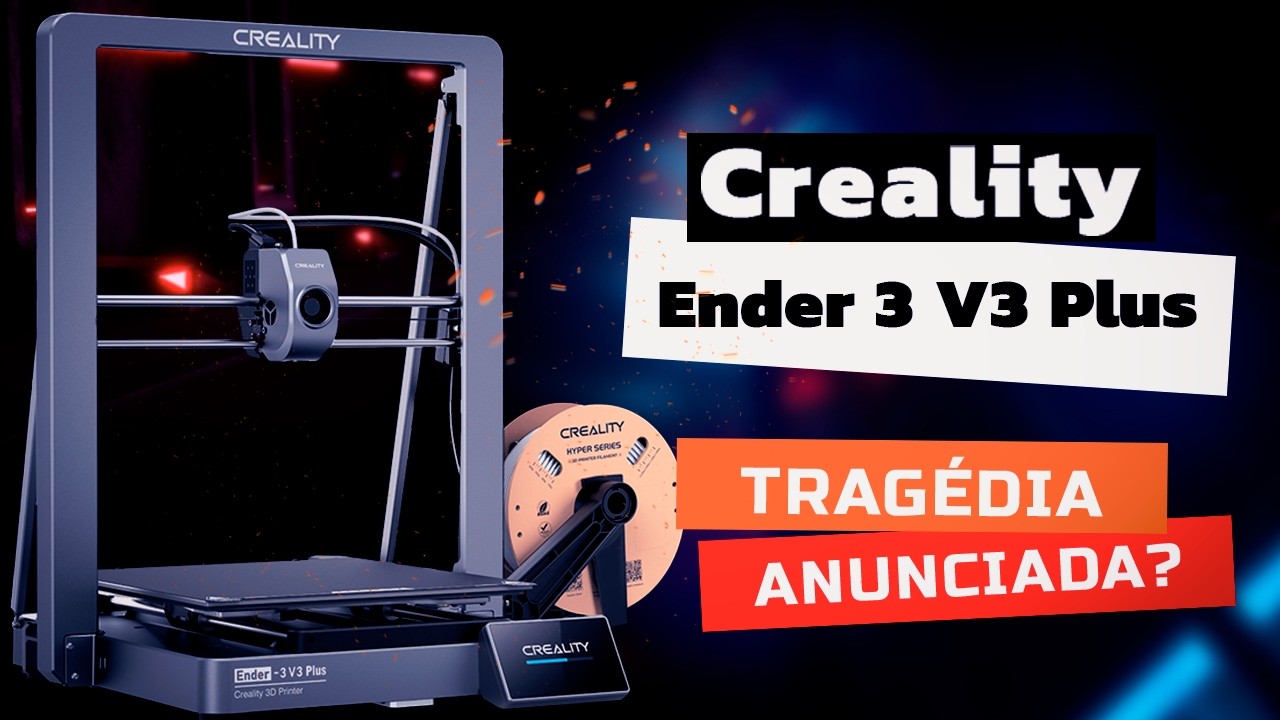Creality Ender 3 V3 Plus: Impressora 3D aberta com Área de 300x300mm! Vale a Pena?