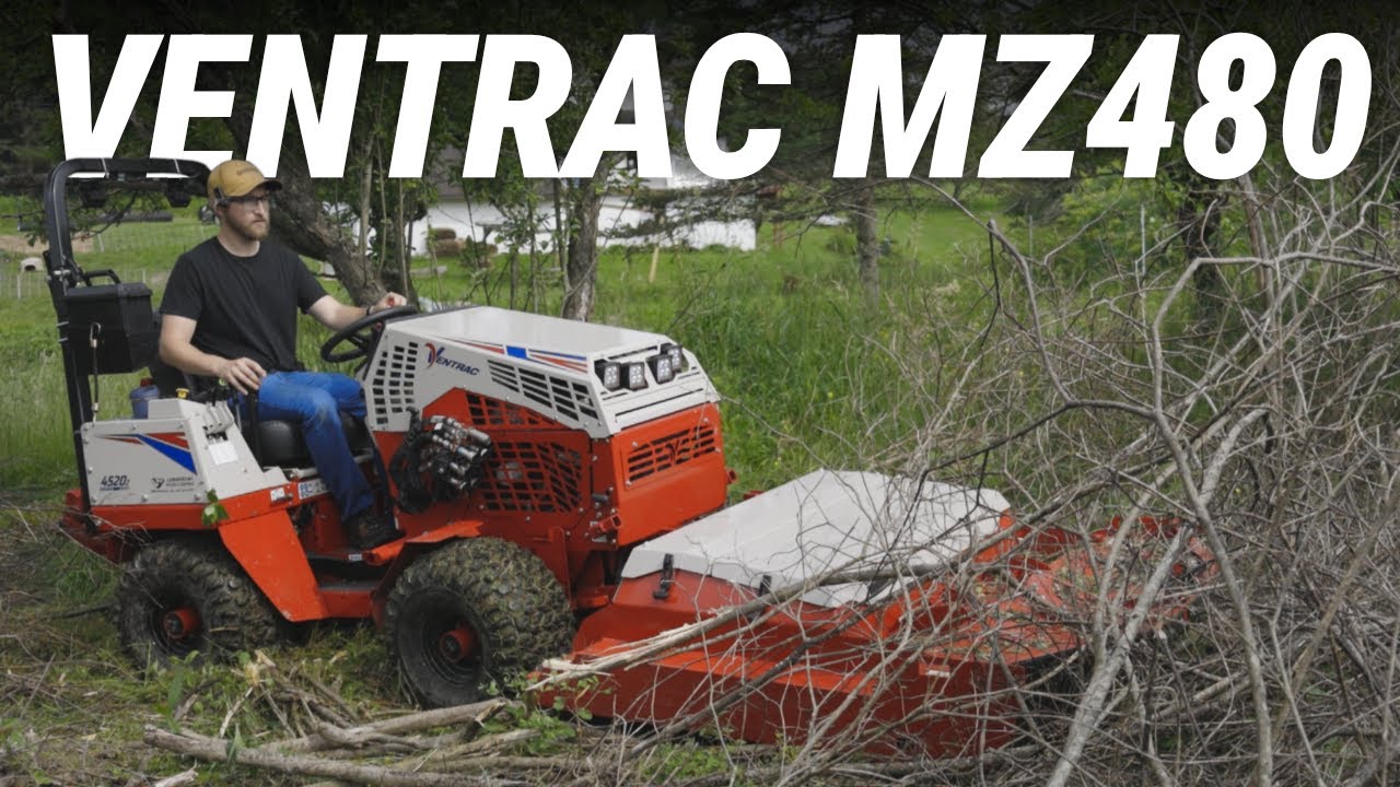 Ventrac MZ480 Brush Cutter Action & Impressions 👀