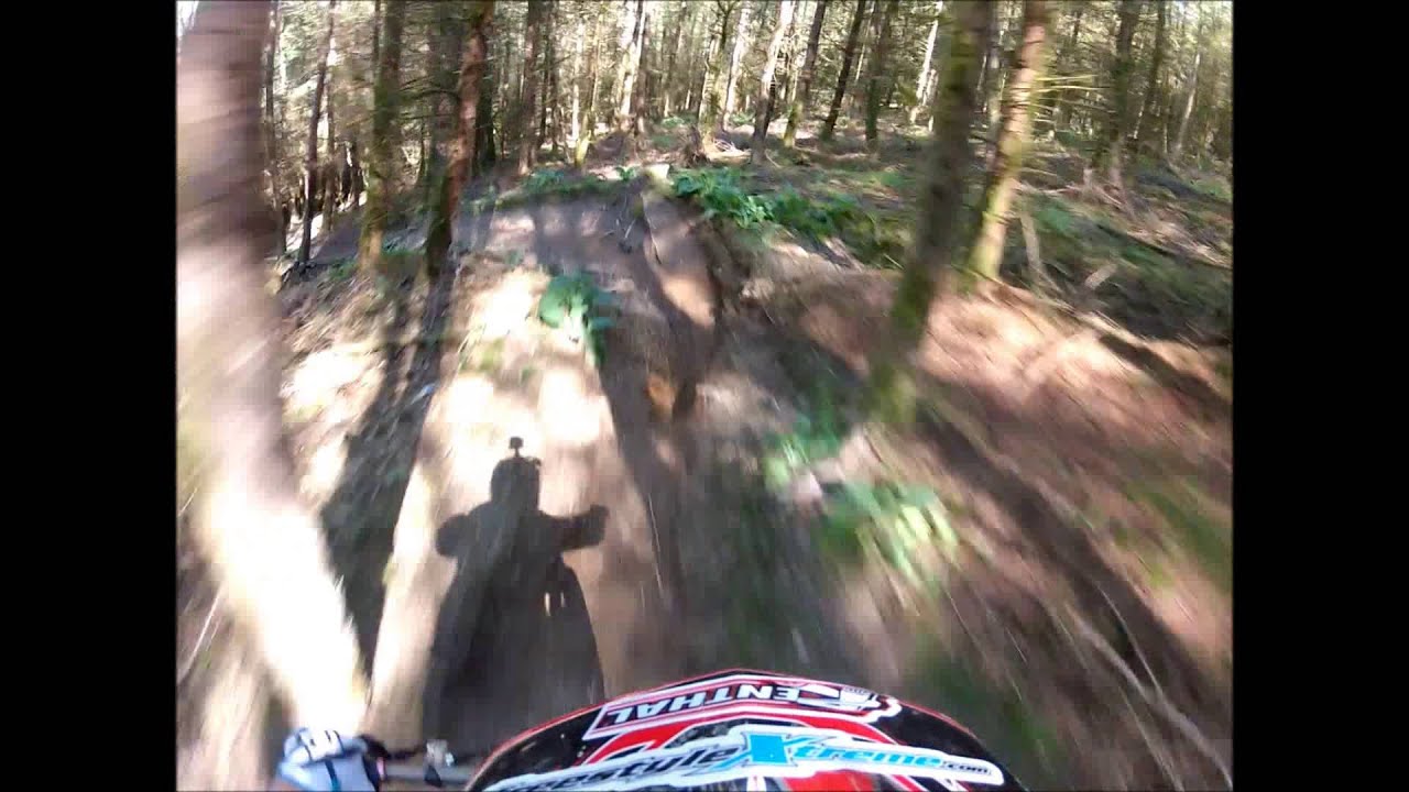 Rob Smith riding Revolution Bike Park Black run 1