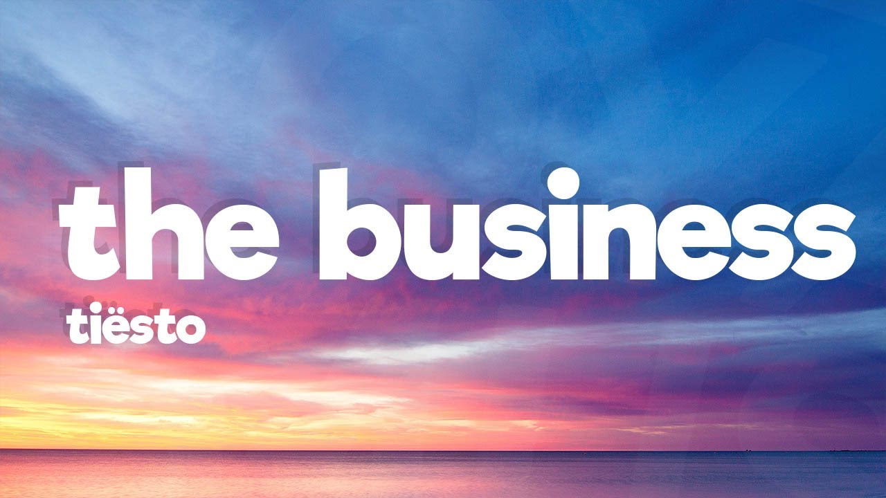 Ti&euml;sto - The Business (Lyrics) 