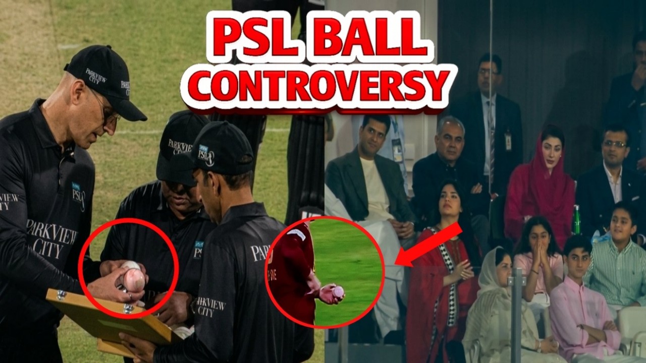 Watch: Shocking Moment During PSL 2026 Opening Match | Ball Colour Change Mystery