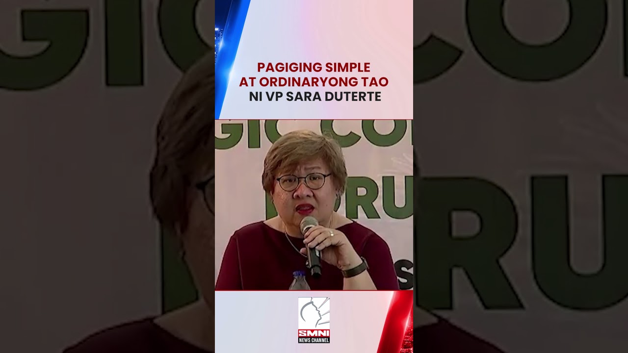 Bakit naka-tshirt lang si VP Sara?