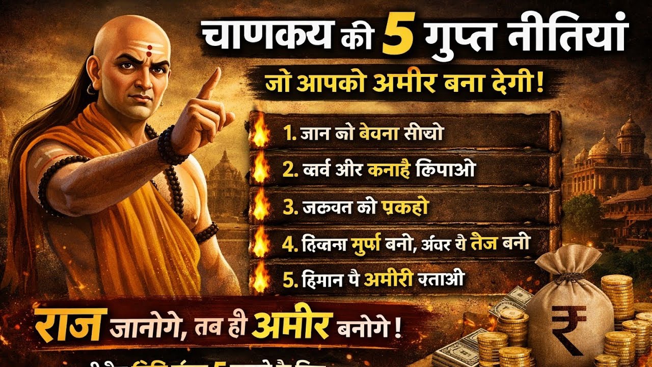 Chanakya Niti for Money | सोच बदलो, पैसा खुद आएगा