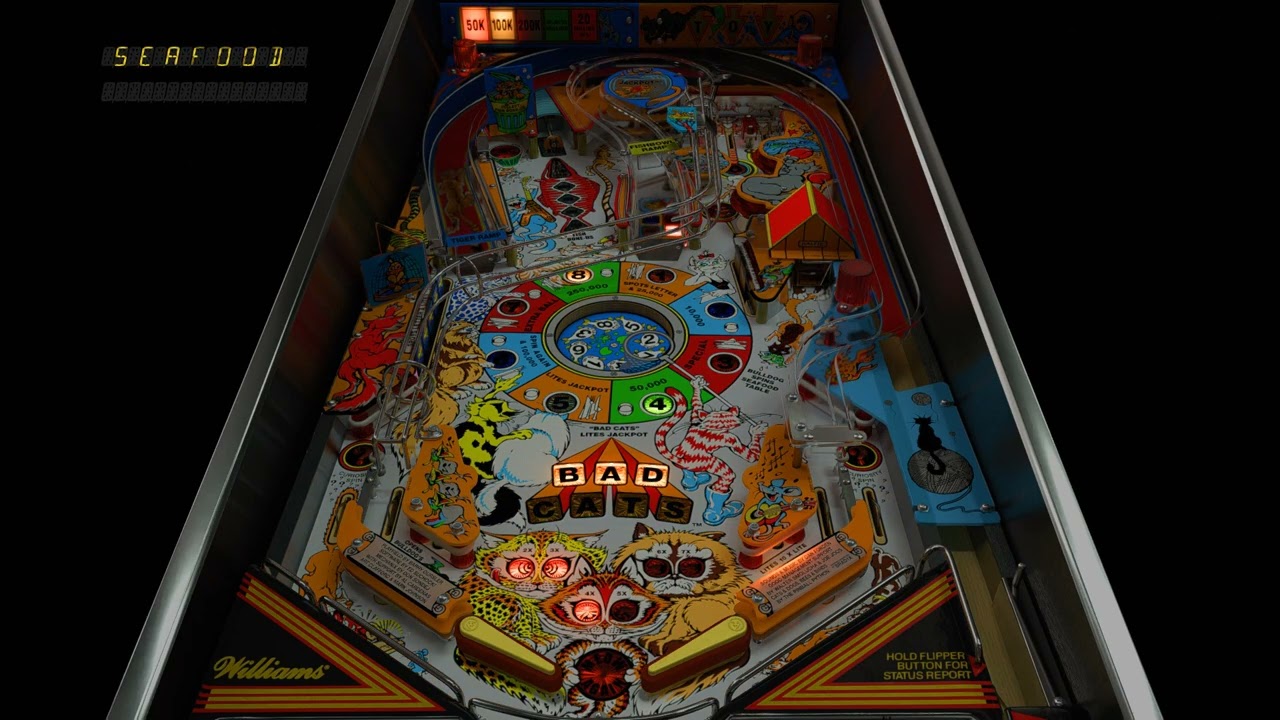 Bad Cats (Williams 1989) 3.0 - VPW - VPX / Virtual Pinball X - 2 x Jackpot and Unlimited millions!